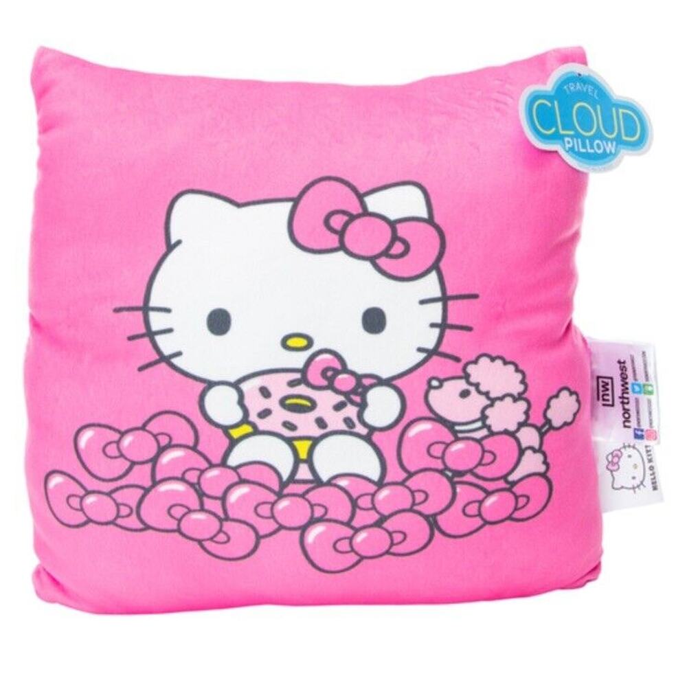 🔥Sanrio Travel Cloud Throw Pillow 13in Hello Kitty EASTER PILLOW BNWT🔥